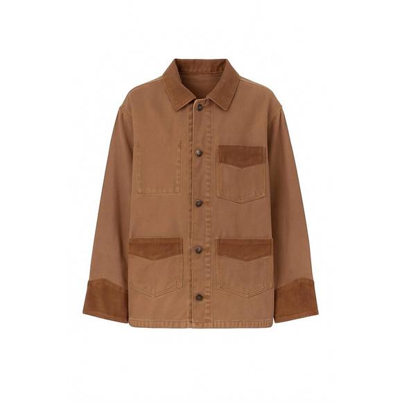 NEW ROLLA'S mulberry barn jacket in brown - Picture 4 of 4